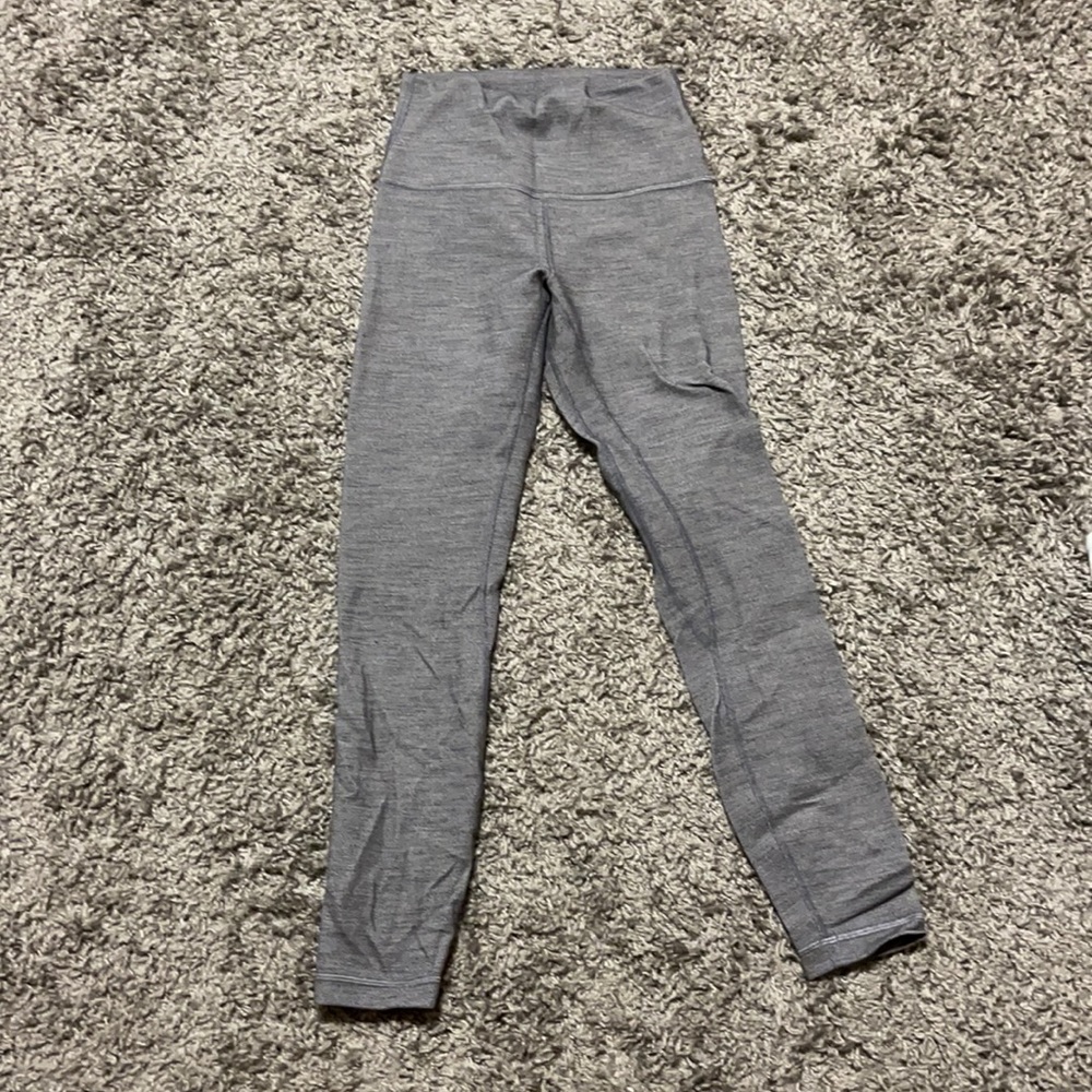 Size 4 Lululemon fleece leggings